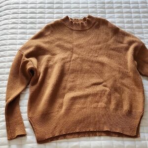 By Together Cozy Tan Knit Sweater